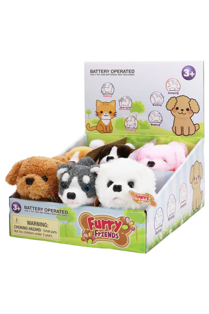 Toy Puppy Dog Walking Fuzzy Soft Sound