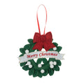 Trimits Felt Decoration Kit Christmas Nordic Snowflake, 9x12cm, Includes Felt Shapes, Stuffing, Beads, Sequins, Thread, and Pom Poms