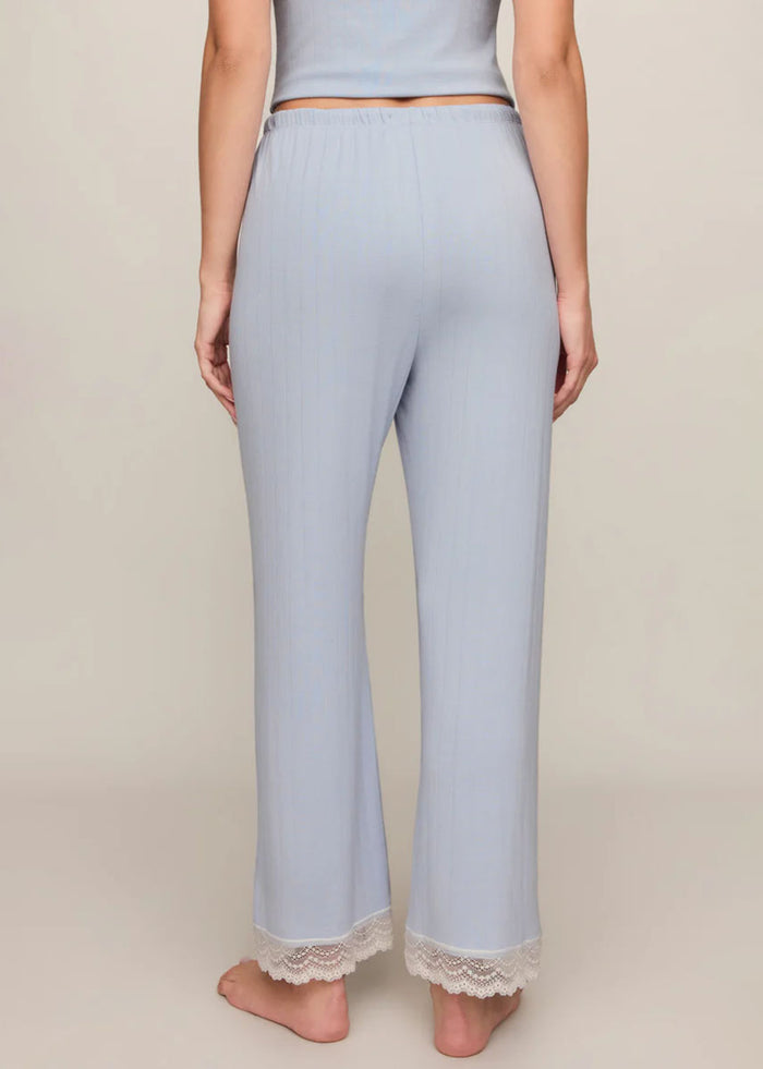 Trina Rib Pants - Skyline