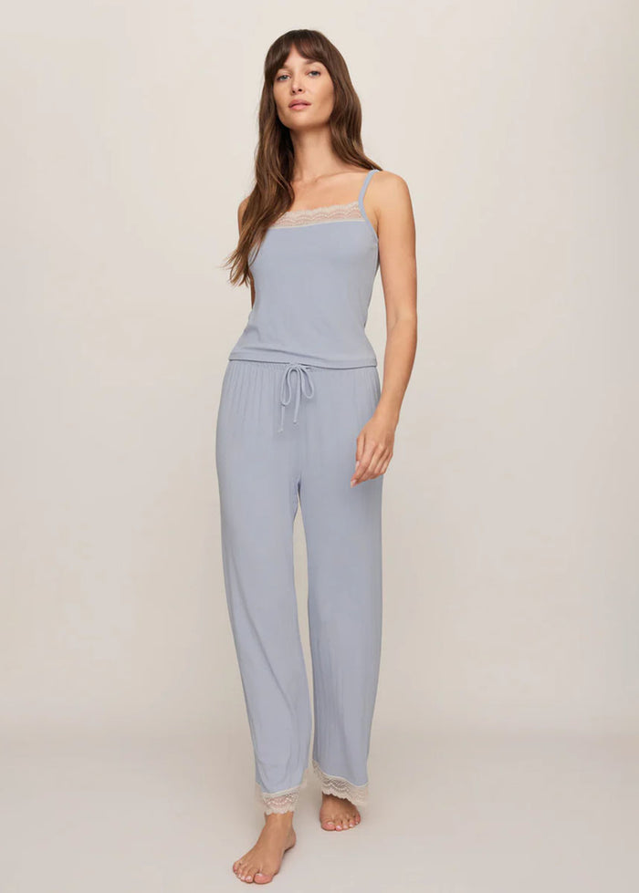 Trina Rib Pants - Skyline