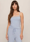 Trina Rib Tank - Skyline