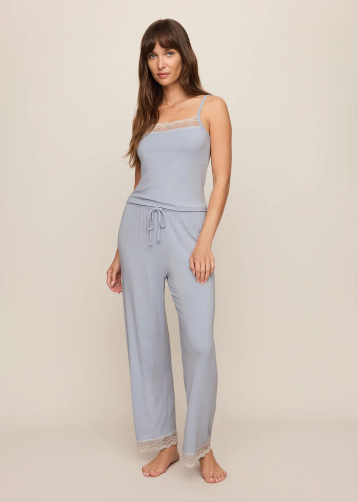 Trina Rib Tank - Skyline
