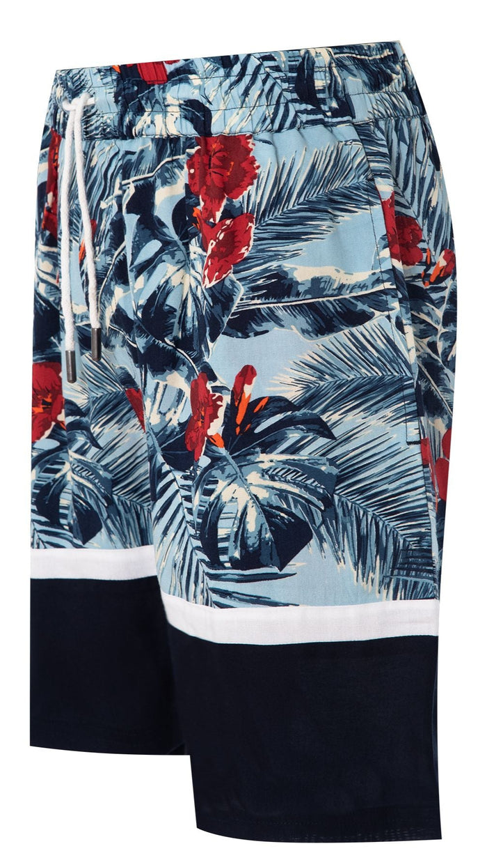 Tropical Pigment Print Shorts