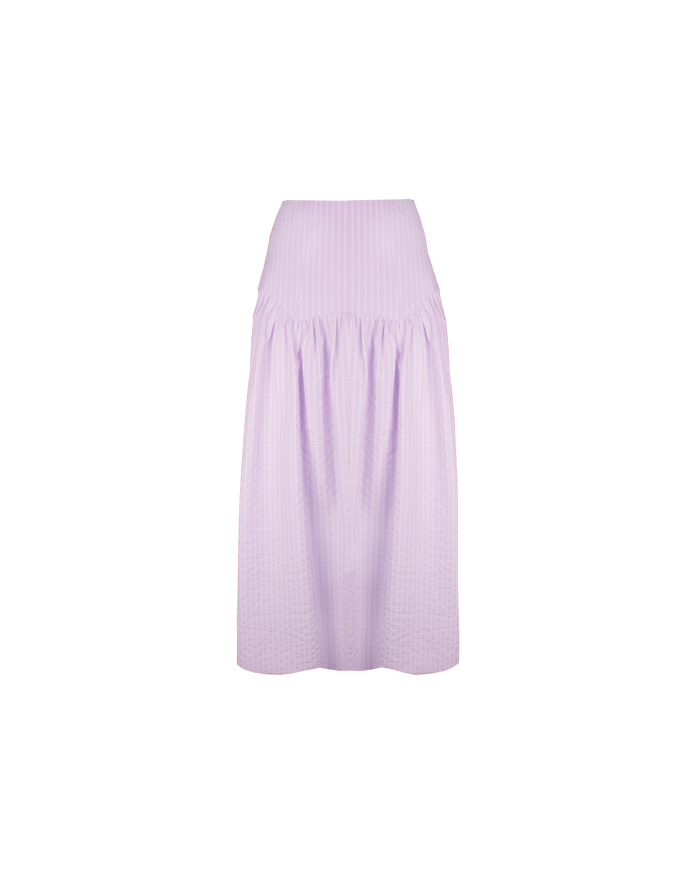 TRULLI SKIRT LILAC STRIPE