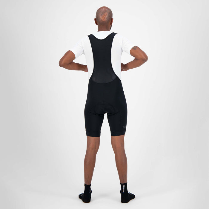 Rogelli Ultracing II korte fietsbroek heren zwart gedragen achterkant.
