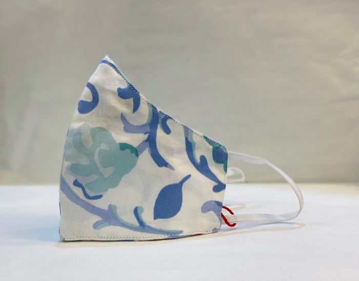 Unisex Designer Abstract Faded Floral & Retro Pattern Cloth Face Masks