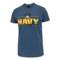United States Navy Gold Flags T-Shirt (Indigo Blue)
