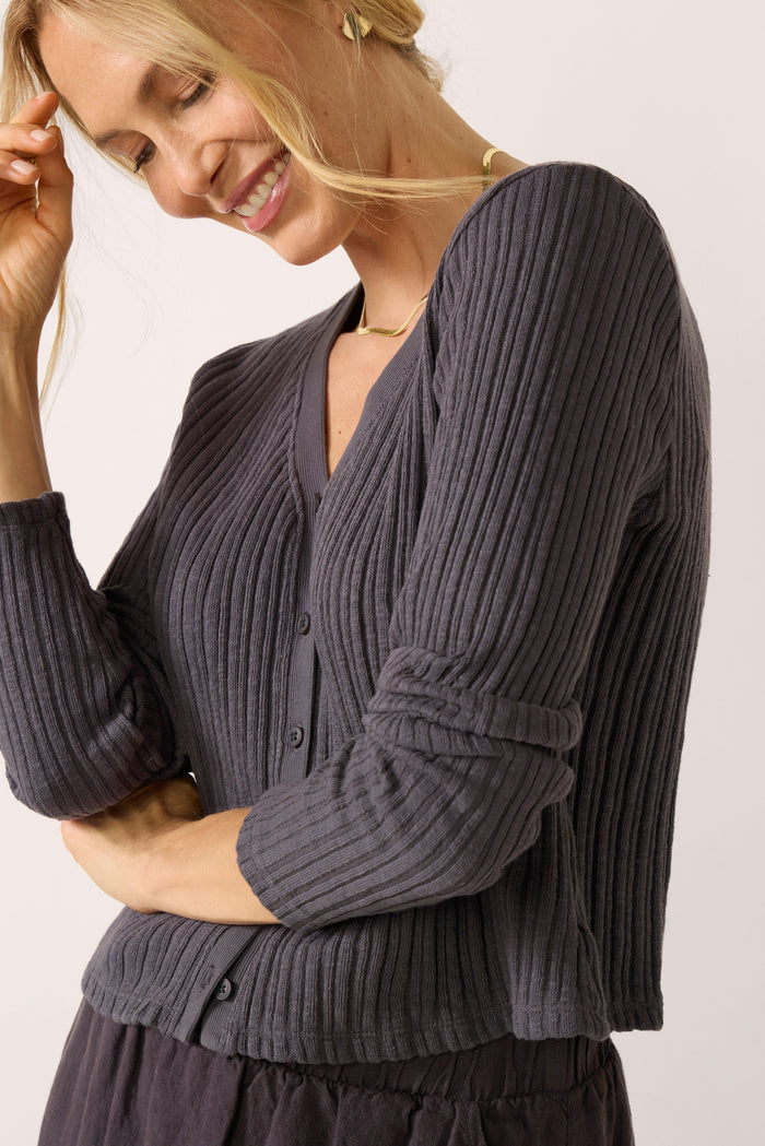 Variegated Stripe Cardigan