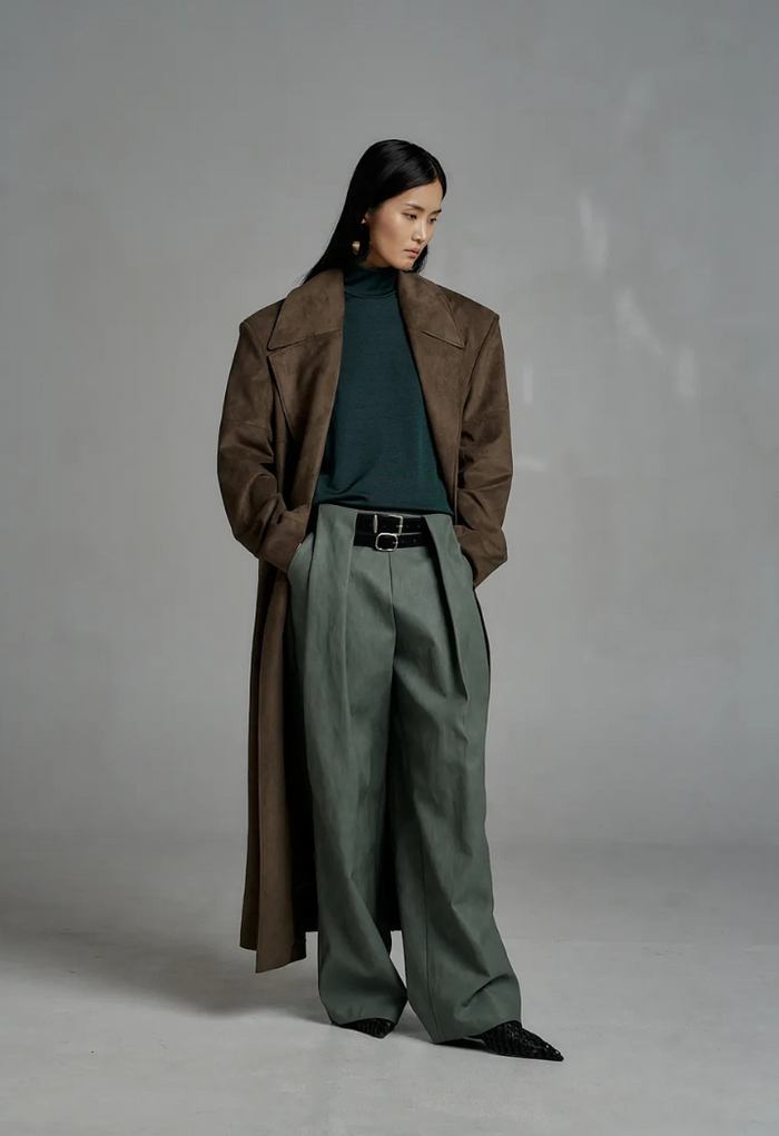 Vegan leather pants