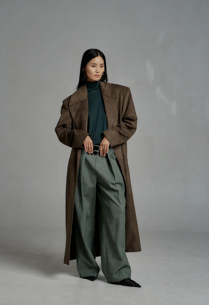 Vegan leather pants