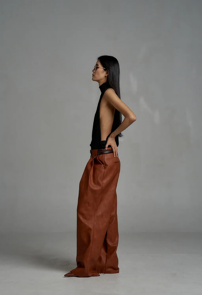 Vegan leather pants