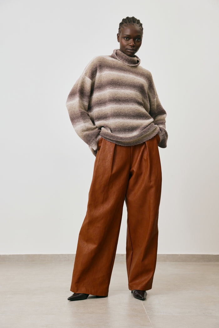 Vegan leather pants