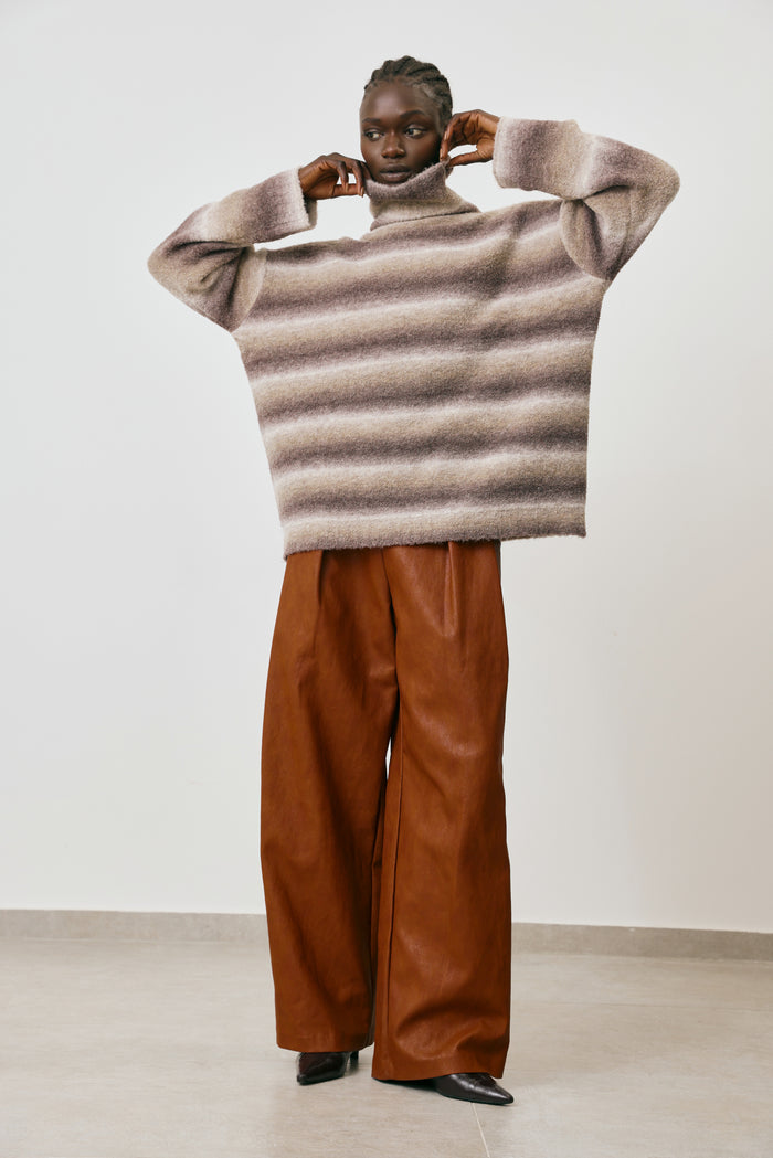 Vegan leather pants