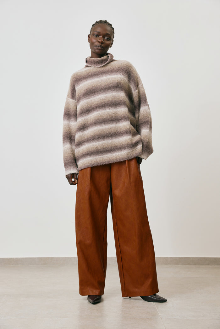 Vegan leather pants