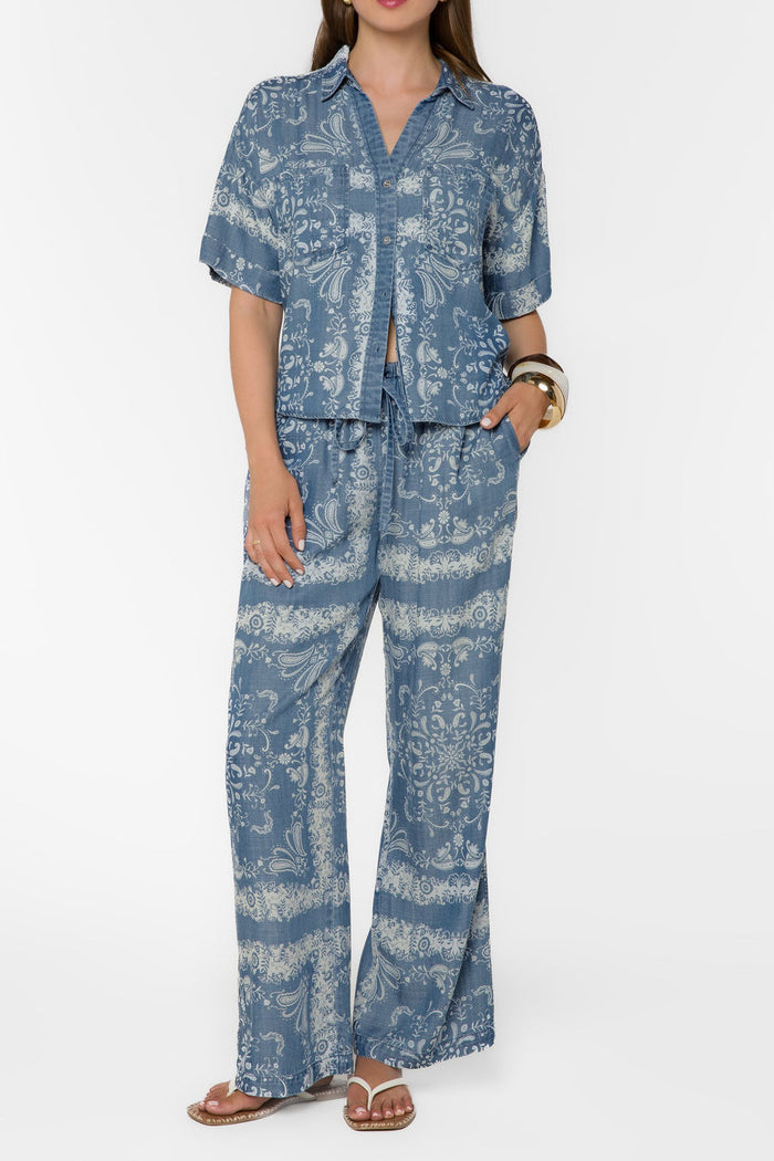 Velvet Heart | Deja Bandana Scarf Pants