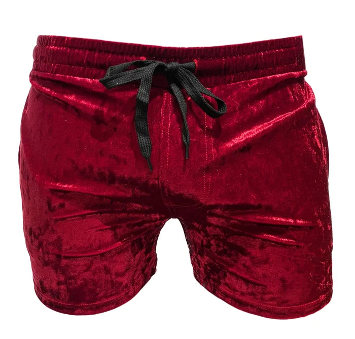 VELVET POCKET SHORTS