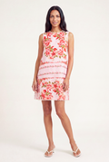 Vespa Linen Dress In Pink Portofino