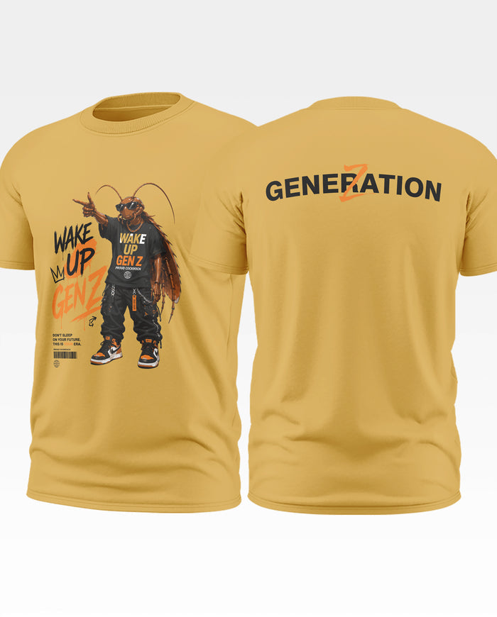 Wake Up GenZ Cotton T-shirt