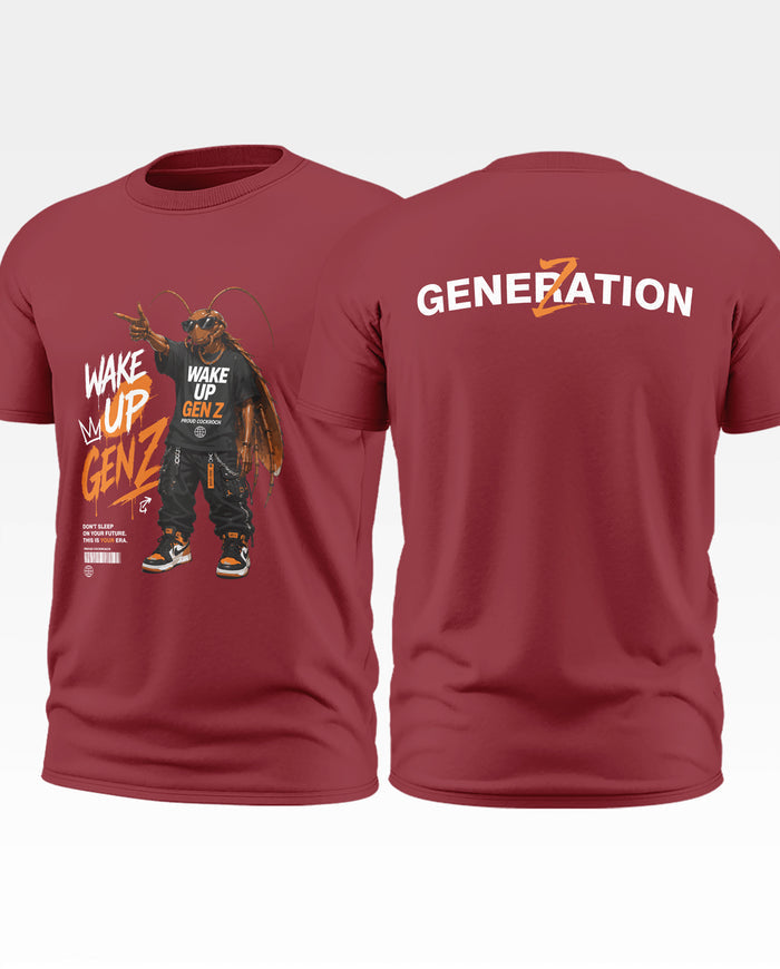 Wake Up GenZ Cotton T-shirt