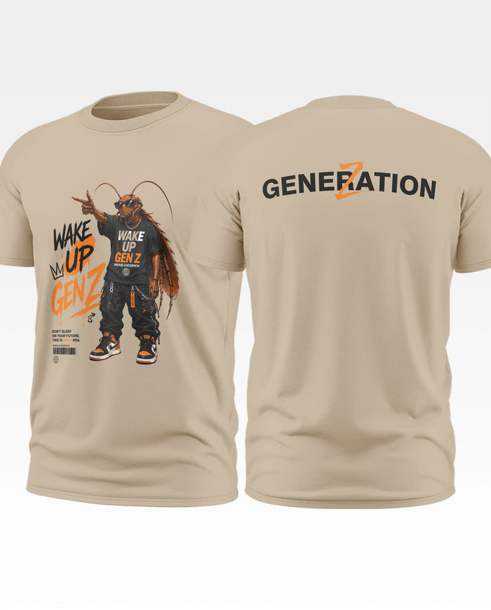 Wake Up GenZ Cotton T-shirt