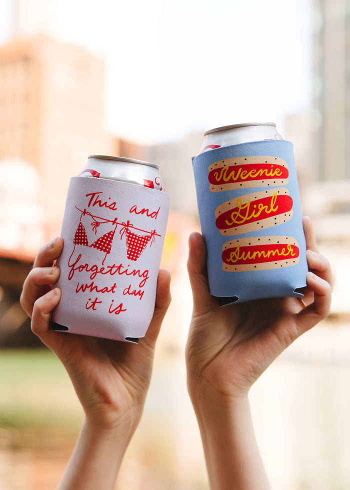 Weenie Girl Summer Can Cooler