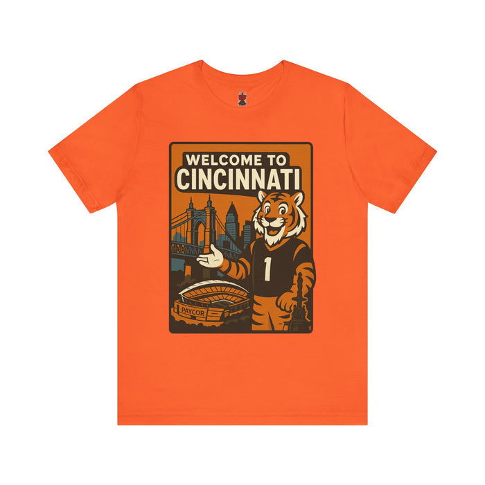 Welcome to Cincinnati Bengals Unisex Tee Shirt