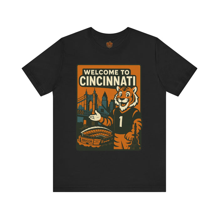 Welcome to Cincinnati Bengals Unisex Tee Shirt