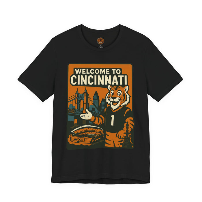 Welcome to Cincinnati Bengals Unisex Tee Shirt