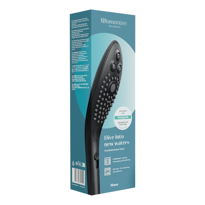 Womanizer Wave dusjhode Sort