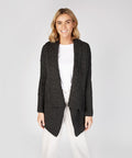 Women's Aran Pattern Waterfall Cardigan