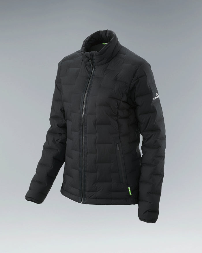 Women's Federate Stretch Down Hooded Jacket - Black