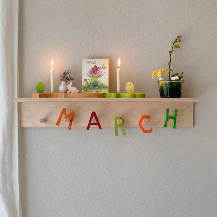 Wooden Plain Yori Shelf
