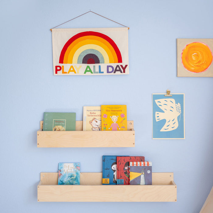 Wooden Rin Shelf