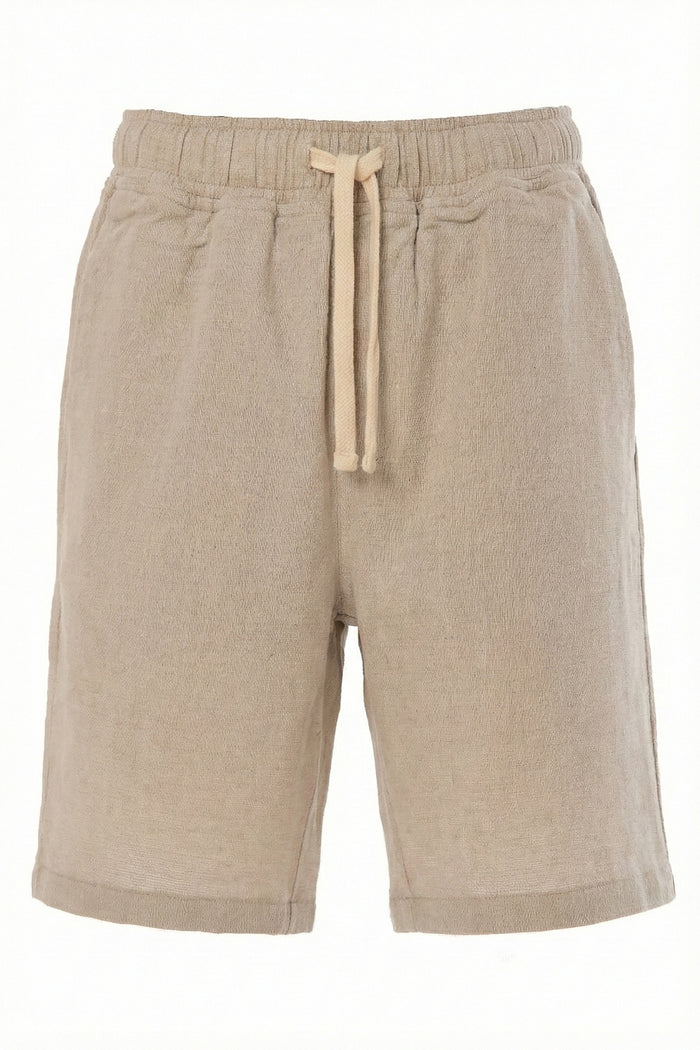 Woven Jacquard Texture Regular Fit Shorts