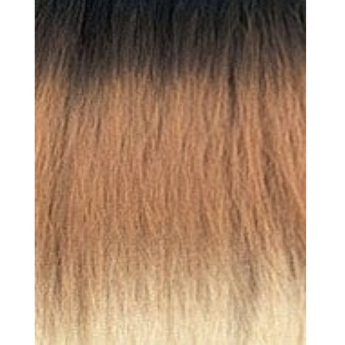 SENSATIONNEL pre-stretched braiding hair 58 inch ombre dark brown to honey blonde textured braid