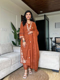 Yasha Luxe Cutwork Mulmul Set