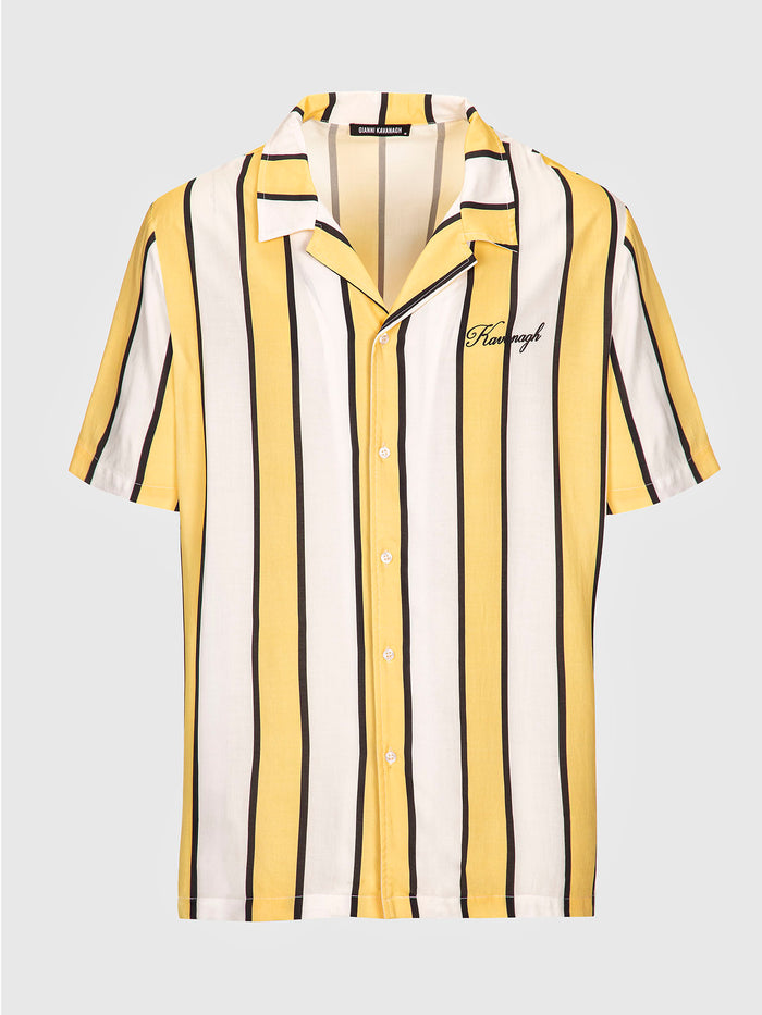 shirts / Yellow Butter Stripe Shirt
