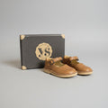 Young Soles Mary Jane Kids Shoes In Tan Leather - Size 25